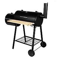 BARBECUE ET FUMOIR CUVE ACIER 60 X 30CM (Noir)