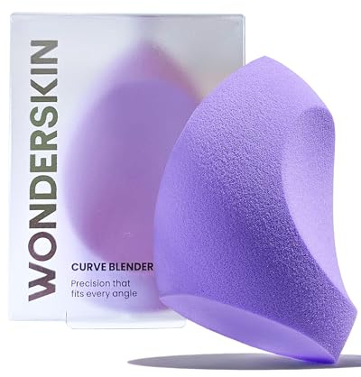 Wonderskin Makeup Sponge - Curve Blender For Foundation, Creams & Powders
