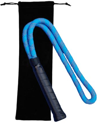 KiBcsLic Cuerda de Tenis para Mayor Fuerza Y ​​. Incluye Bolsa de Almacenamiento para Uso en Interiores Y Exteriores, Azul