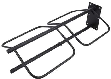 Depisuta Portasella, Supporto per Sella in Metallo per Carichi Pesanti Montato a Parete con Barra Imbottita per Selle per, Coperte, Garage per Stalla per Stalla