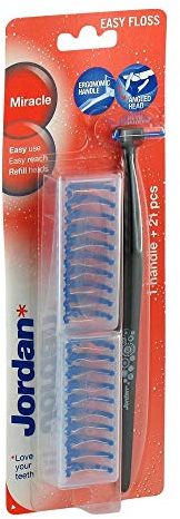 JORDAN Miracle Flosser Zahnseid.Hilfe+20 Refills 1 P