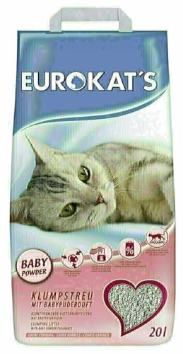 Gimborn 613246 Katzenstreu Eurokat's Babypuder 20 Liter