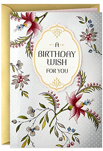 Hallmark Golden Thread Birthday Card (A Birthday Wish)