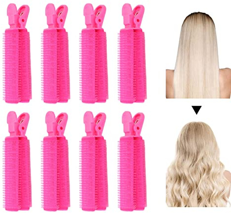 8 Pinzas para Dar Volumen a la Raíz del Cabello para Cabello Rizado, Clips para Rulos para el Cabello, Clips para el Volumen del Cabello, Clip para el Cabello Esponjoso,