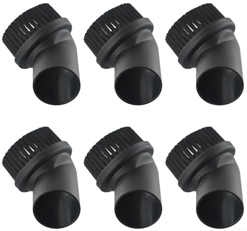 Cabezal de cepillo para aspiradora, piezas de aspiradora, cepillo redondo con punta de cepillo de 44 mm (diámetro interior) para aspiradoras industriales, accesorios compatibles con 30/60 litros (D)