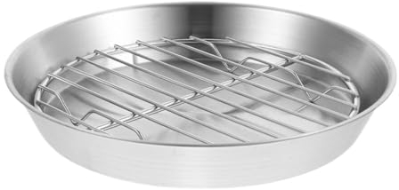 BESPORTBLE 1ensemble Plaque De Cuisson Acier Inoxydable Drainage Pour Barbecue Cuisson Saine Et Polyvalente Idéale Pour Rôtir Filtrer Huile Et Refroidir Les Gâteaux