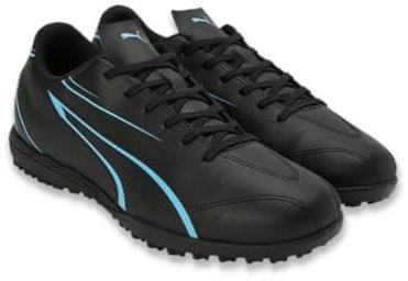 Puma Vitoria TT (Astro Turf) Junior Football Boots - J11 - Black/Luminous Blue