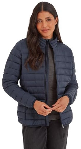 TOG24 Gibson Womens Puffer Jacket lightweight Quilted Jackets Ladies Warm Winter Padded Coats for Outdoor Travel Hiking Dark Indigo 20