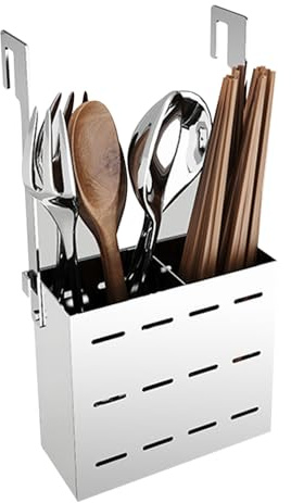 TentHome Portaposate da Parete Scolaposate da Muro Scola Posate da Cucina Supporto Organizzatore per Posate Acciaio Inox