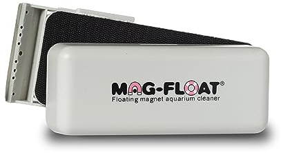 Mag-Float Extra Large Glass Floating Algae Scraper 500 w/Scraper Blade Attachement | Magfloat Magnetic Fish Tank Cleaner | Magnet Scrubber Brush Cleaning Tool for Aquarium