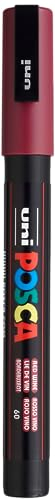 POSCA 186526 - POSCA Marker mit feiner Rundspitze, weinrot