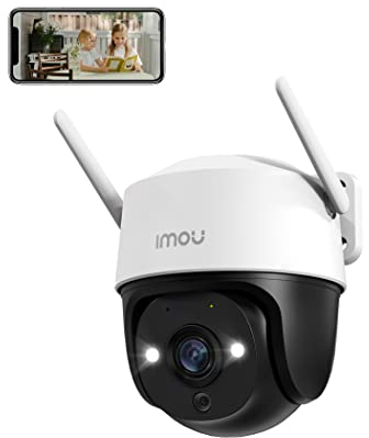 Imou 2K+(4MP) Caméra Surveillance WiFi Extérieure 360°, Vision Nocturne Couleur 30M, Détection des Personnes et Véhicules, Suivi Intelligent, Étanche IP66, Wifi 2.4GHz et Wi-Fi 6, Audio Bidirectionnel