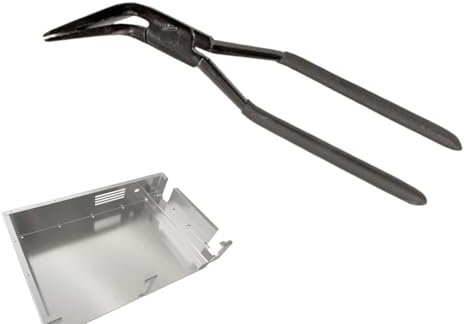 Blechbiegezange – Lederkantenzange | Handgefertigtes Lederhandwerkswerkzeug, Spitzzange, Crimpen, Klappbarer Werkzeuggriff, Multifunktionale Handcrimper Aus Au-Stahl