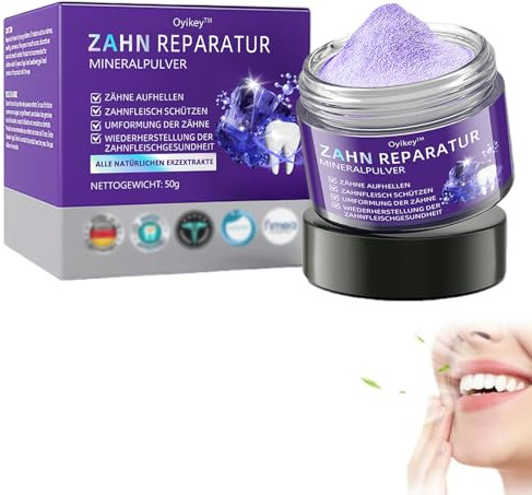 Oyikey Zahnrestaurations Mineralpuder, Zahnaufhellungspulver, Oyikey Mineral Zahnpulver, Schützt Das Zahnfleisch Und Erfrischt Den Atem, Der Zahngesundheit Sorgen (1 PC)