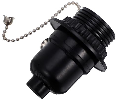 Hemobllo Pull Chain Lamphållare Lamp Socket Med Snabbinstallation Robust Metall Och Lättanvänd Pull Chain Switch För Glödlampor Och Led-lampor