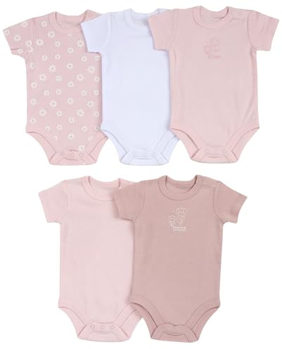 Prénatal Bebé-Niñas Set de 5 Body de Manga Corta