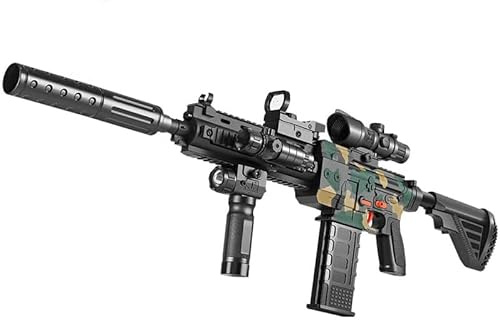 HK416 Jeu de blaster en mousse avec 20 coups de mousse