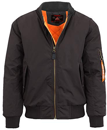 Men's Bomber Jacket Lightweight Casual Spring Fall Windbreaker Zip Up Coat with Pocket