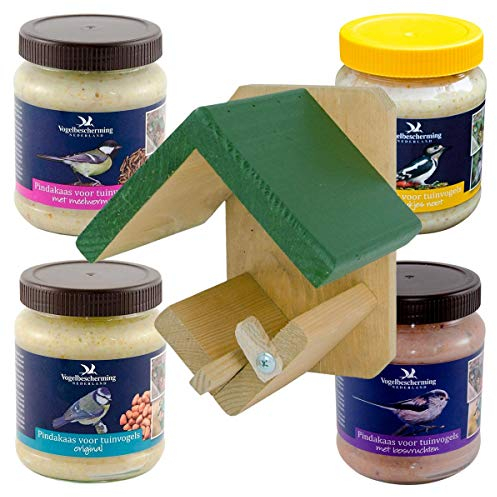 CJ Wildlife Erdnussbutter Set (4x330g) + Halter