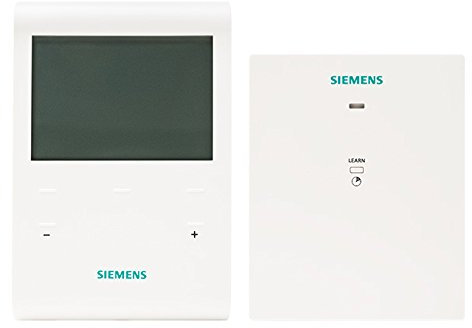 Siemens – Drahtloser Raumthermostat + Empfänger RDE100.1RFS