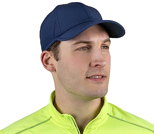TrailHeads Cap Herren Sommer Mit UV-Schutz - Schnell Trocknende Sport Kappe - UPF 50 Laufkappe - Marineblau