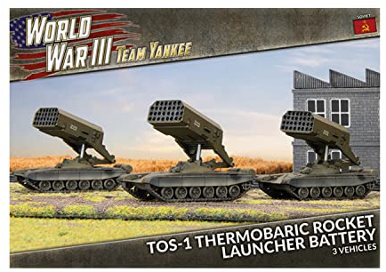 Team Yankee WW3 TOS-1 Thermobaric Rocket Launcher Battery Soviet TSBX25
