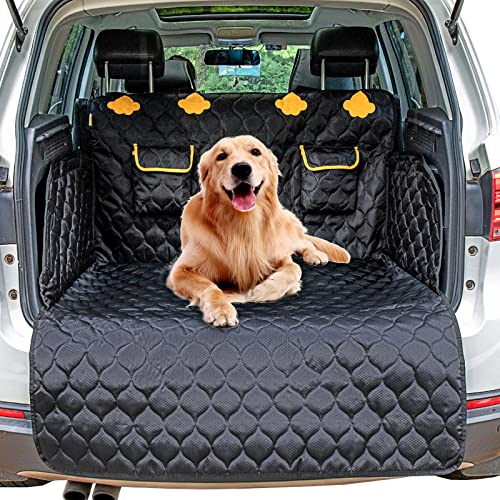 Wikoan Car Boot Protector, Nonslip Waterproof Dog Car Seat Cover Blanket With Side Protection Durable Antifouling Liner, Easy To Clean Car Truck SUV, WG000008