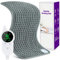 Termoforo Elettrico 30 x 60 cm, Cuscino Riscaldante Elettrico con 9 Livelli di Temperatura e 4 Impostazioni del Timer, Cuscino Termico per Lombare Cervicale Spalle Addome Gambe, Spegnimento Automatico