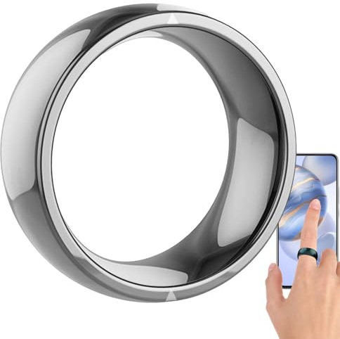 Smart Ring Decor – Ip68 Anello intelligente impermeabile per chiamate virtuali, anello intelligente in ceramica con modulo integrato, ornamento per mani indossabili, riunioni, taglie 9, 10, 11, 12,
