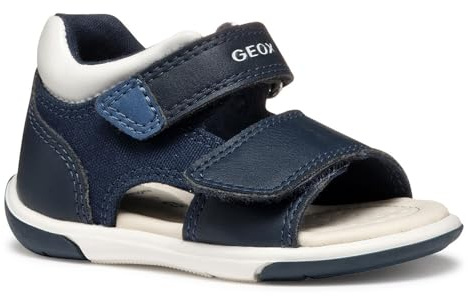 Geox - B SANDAL ZAPITO BOY, Sandalia Niños, Navy/White,