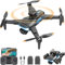 OBEST Mini Drone with 4k Camera, Brushless Motor Drone, Optical Positioning, Intelligent Obstacle Avoidance, Wireless Transmission, Quadcopter with Lights, 2 Batteries (gray)