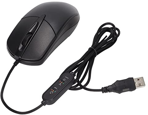 Generic Trådbunden Mus Handvärmare 1600DPI Värmechip för OS X System Desktop Laptop