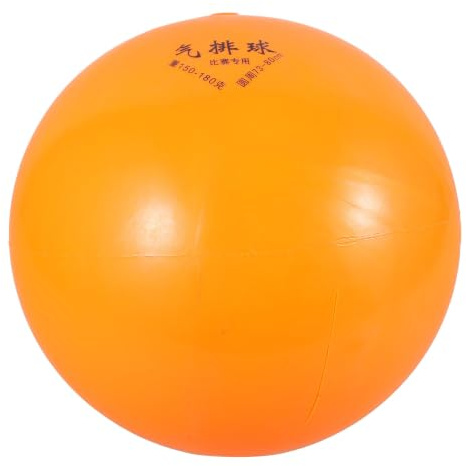YARNOW Ballon de Volley-Ball Souple pour Entraînement en Salle, Balle D'entraînement en PVC Orange Haute Résilience et Précision, pour Compétitions Intérieures