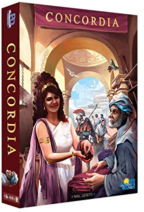 Rio Grande Games Concordia: Strategy Board Game, Economic Development, 2-5 Players, 90 Minutes