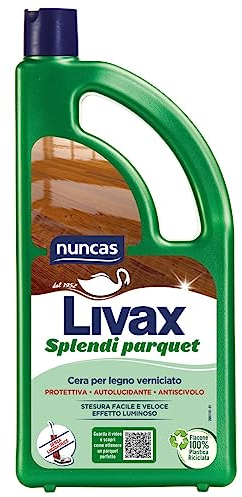 Nuncas Livax Cera Protettiva Splendi Parquet - Pavimenti in Legno - 1000ml