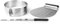 Lacor - 68527 - Set 3 Ustensiles, Set Coupe-Gâteau, Chef Pâtissier, Cerceau à Gâteau Réglable, Couteau, Pelle, Acier inoxydable, Ø 24-30 cm