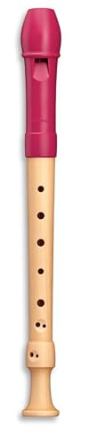 Mollenhauer 17412 Fipple sopranblockflöjt, tere, bär, barock – sopran blockflöjt (barock)