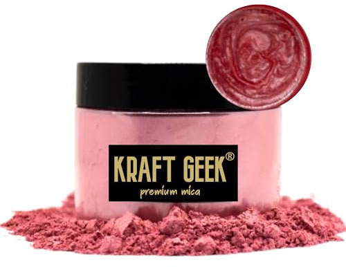 Rosrosa premium glimmerpulver 50 g. Pulverfärg för epoxihartspigment naturlig tvålfärg, ljus, slime, badbomber, smink, nagel, tyg, tygfärg, vaxsmältning etc. Grå
