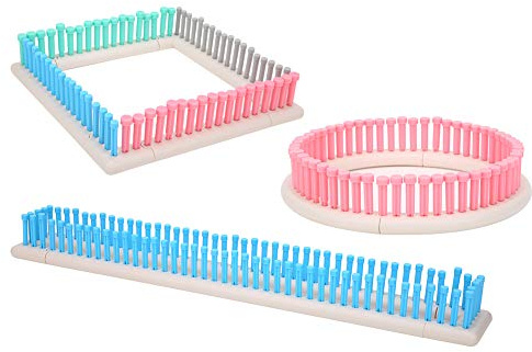 Baxnore Set Telai per Maglieria, Macchina per Maglieria Rotonda a Mano, Telaio per Tessitura a Maglia Multifunzione, Telaio per Maglieria Circolare, Tavola per Maglieria per