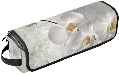 FRODOTGV Sweet Fish Sea Étui de voyage amovible pour fer à friser pour femme avec fermeture éclair et tapis résistant à la chaleur pour fers plats, fers à lisser Rose vif, 10, 1 Size