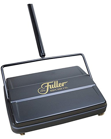 Fuller Brush 17027 Electrostatic Carpet & Floor Sweeper - 9 Cleaning Path - Lightweight - Ideal for Crumby Messes - Works On Carpets & Hard Floor Surfaces - Black