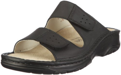 Berkemann Herren Luis Pantoletten, Schwarz Schwarz 050, 46.5 EU