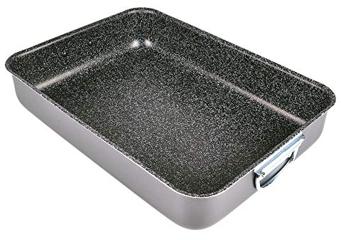 ALLUFLON Tradizione Italia Lasagnera, Alluminio, Nero, 25x18cm