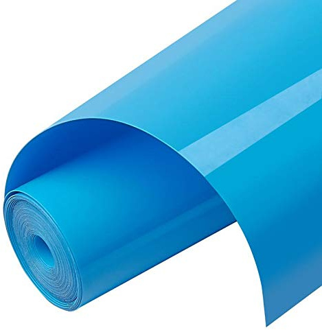 HTV Iron on Vinyl 12inch x10 Feet Roll for Silhouette and Cricut Easy to Cut & Weed Iron on Heat Transfer Vinyl DIY Heat Press Design for T-Shirts White (Baby blue)