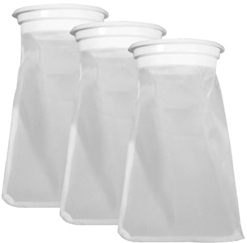 IBC-Behälterfilter, 3 Stück, 5,3 Zoll x 200 mm, IBC-Deckelfilter, 200 Mesh, Regentonnenfilter, Nylon, waschbar, wiederverwendbar, Ersatz-Regenwasserfilter, Regentonnen-Siebfilter, Regentonnen-Zubehör