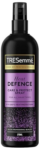 TRESemmé Care & Protect Heat Defence Spray heat protection up to 230°C* for all hair types 270 ml TRESemmé for all hair types 270 ml Care & Protect Heat Defence Spray heat protection up to 230°C*
