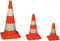 Format 4317784040518 – Leitkegel 500 mm 2 weiñe Streifen. leuchtorange