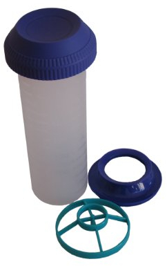 Tupperware Mix-Max Shaker blau