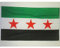 AZ FLAG - Flagge Freie Syrische Armee - 150x90 cm - Syrien Fahne 100% Polyester mit Messing-Ösen - 110g