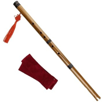 Bambuflöjt G Klaviatur Träblåsinstrument Traditionell Nybörjare